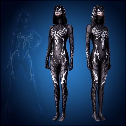 Venom Black Poison Queen Cosplay Costume