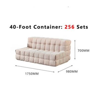 Vacuum Compression Cozy Chesterfield Design Sofa