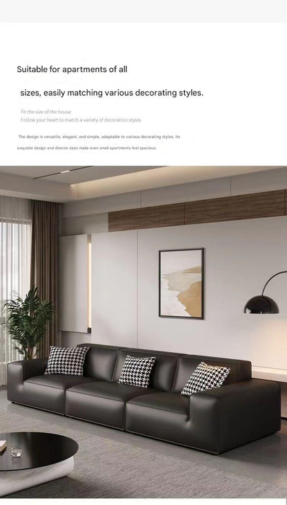Luxury 3 Seater Leather Sofa
