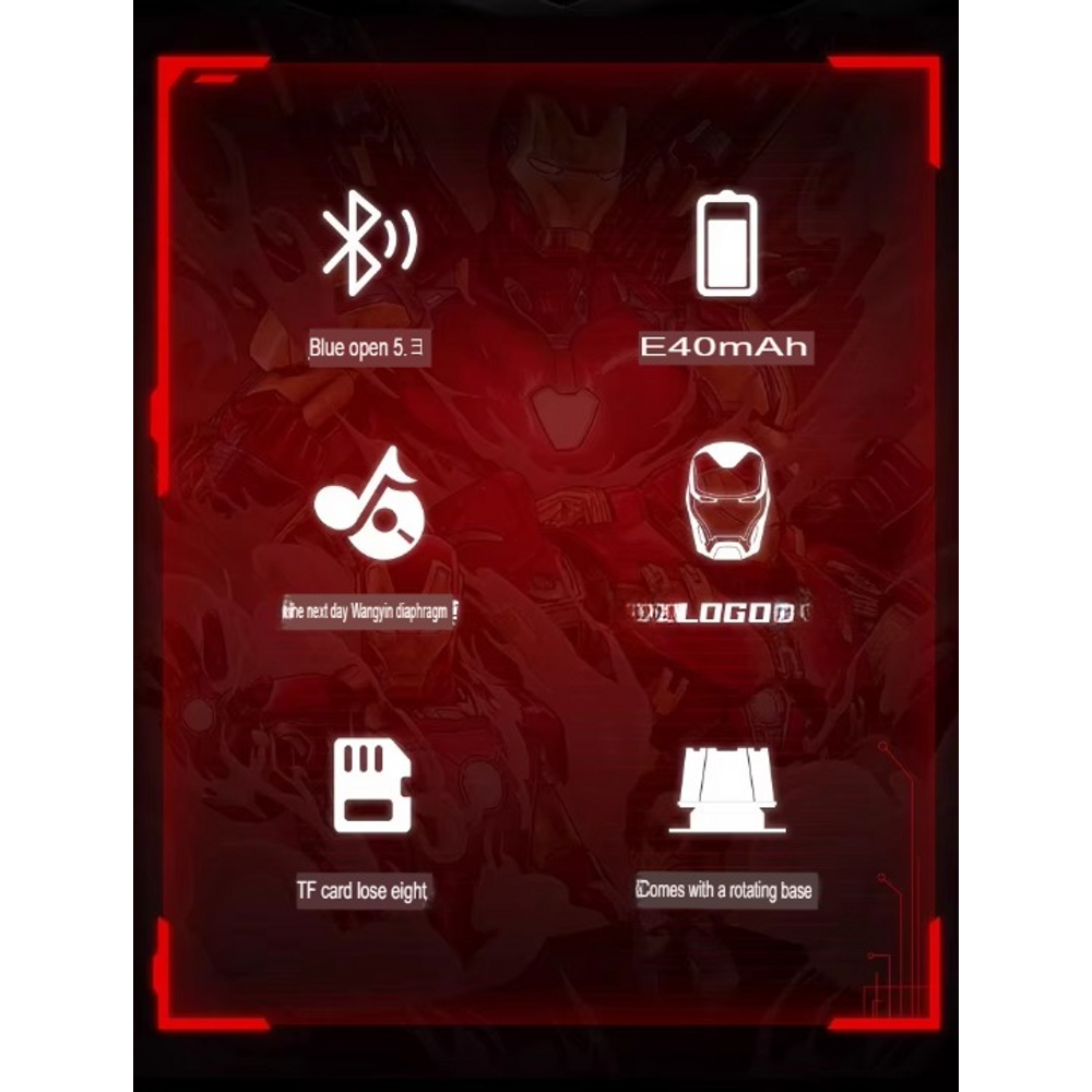 Disney Marvel Heavy Bass Wireless Speaker