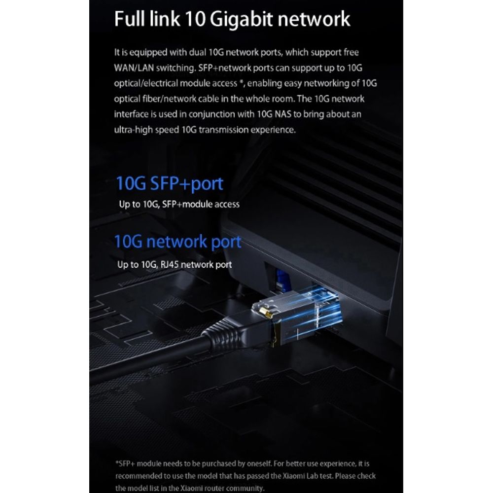 Xiaomi Mi AX10000 Gigabit Dual 10G Router