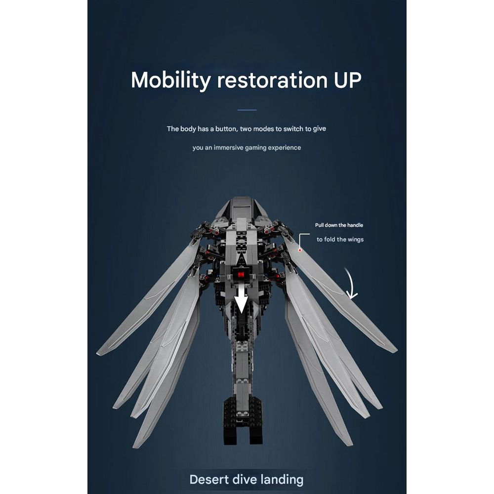 LEGO 10327 Dune Atreides Royal Ornithopter Blocks Set