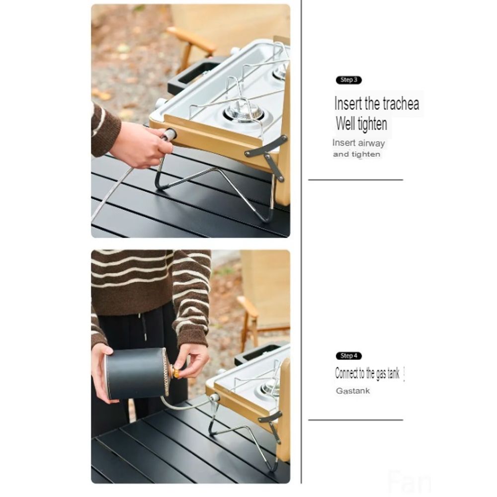 Outdoor Cassette Adjustable Gas Stove
