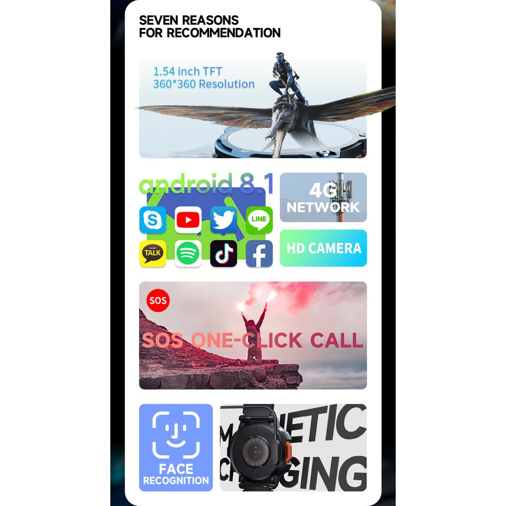 LOKMAT APPLLP 6 Pro Smart Watch 3+64GB