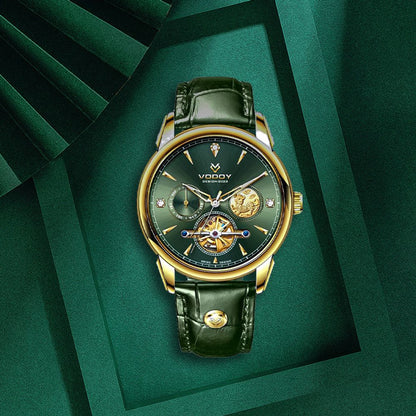 Men's Automatic Mechanical Week Display Watch