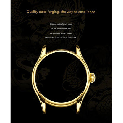 AESOP Tourbillon Ink Painting Mechanical Waterproof Men's Watch