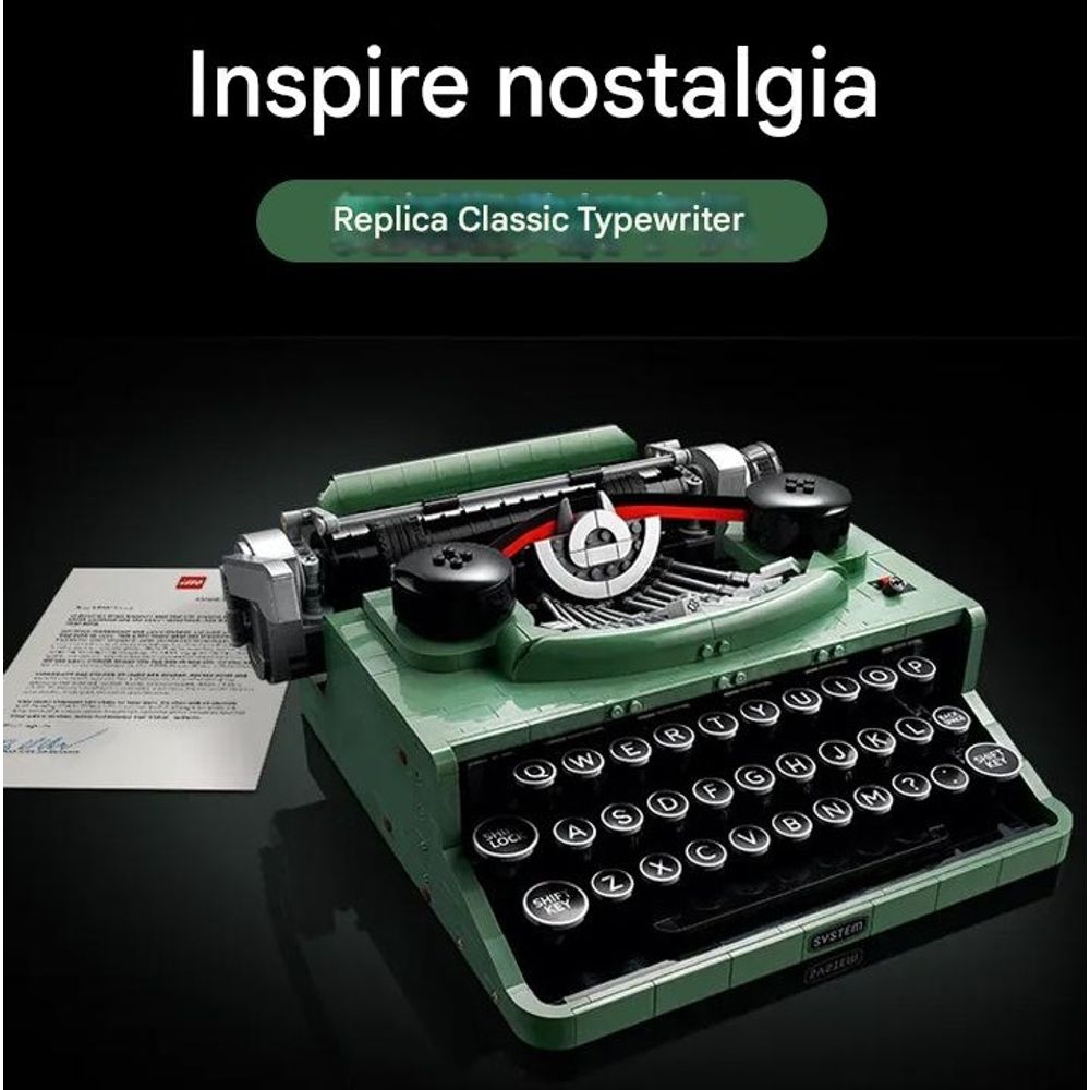 LEGO 21327 Typewriter Building Blocks Set