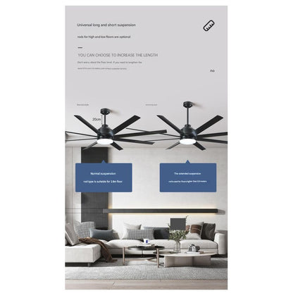 72 inches 220V Electric Light Ceiling Fan