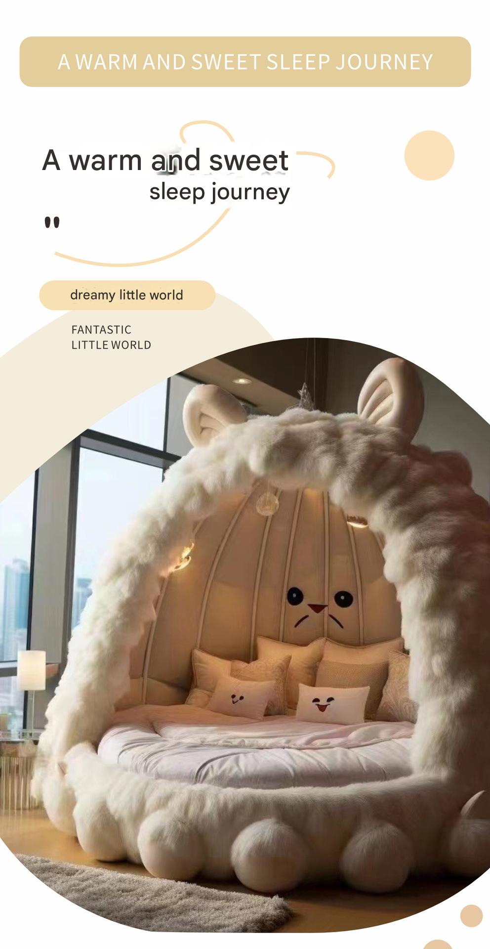 Cute Bear Shaped Canopy Bed