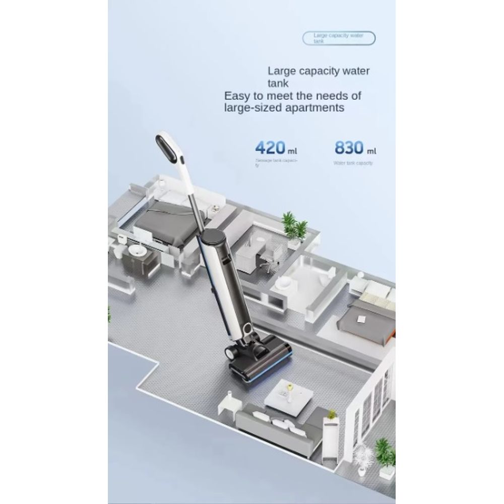 Wireless Mopping & Suction Sweeper