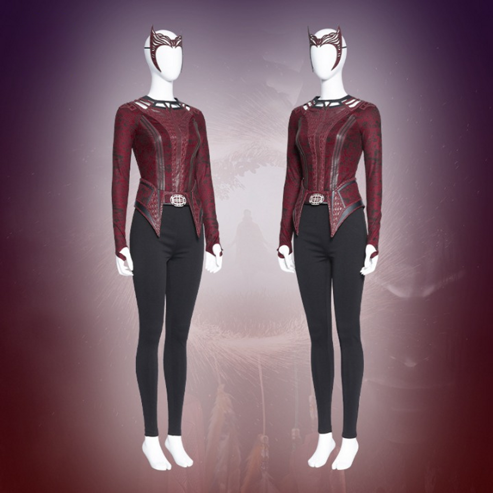 Doctor Strange Multiverse Wanda Scarlet Witch Cosplay Costume