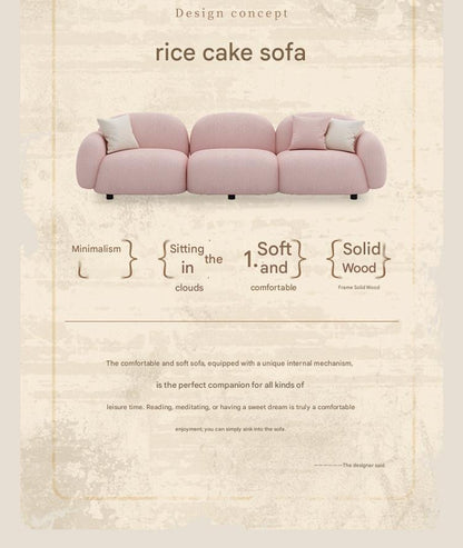 Luxury Lambswool Three Seater Sofa Set With Coffee Table