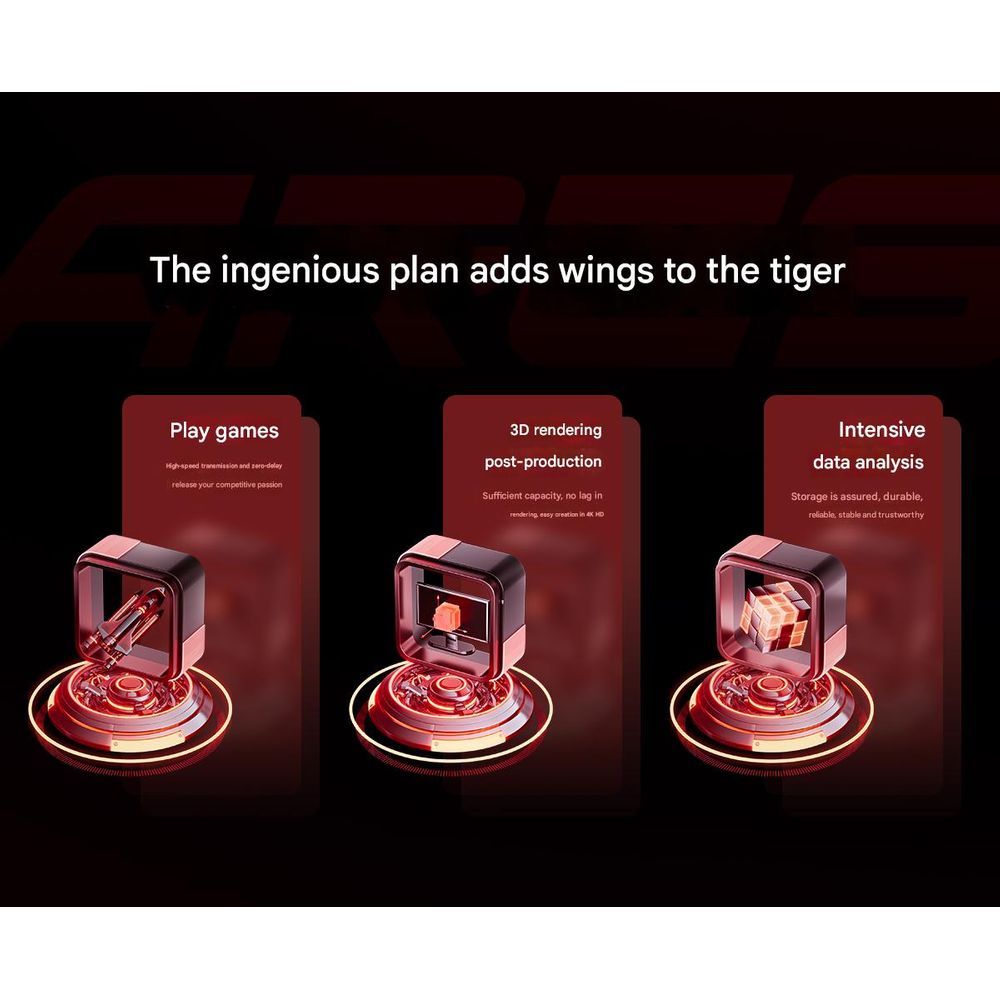 Lexar M.2 2280 PCIe Gen4x4 4TB NVME Solid State Drive