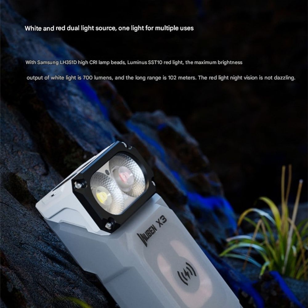 Wuben X3 Multi-Function Strong Mini Flashlight