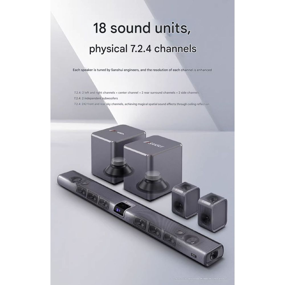 Sansui 99C Dolby Atmos Wireless Home Theater Full Set