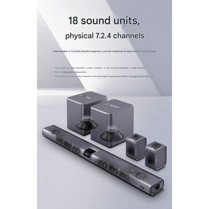 Sansui 99C Dolby Atmos Wireless Home Theater Full Set