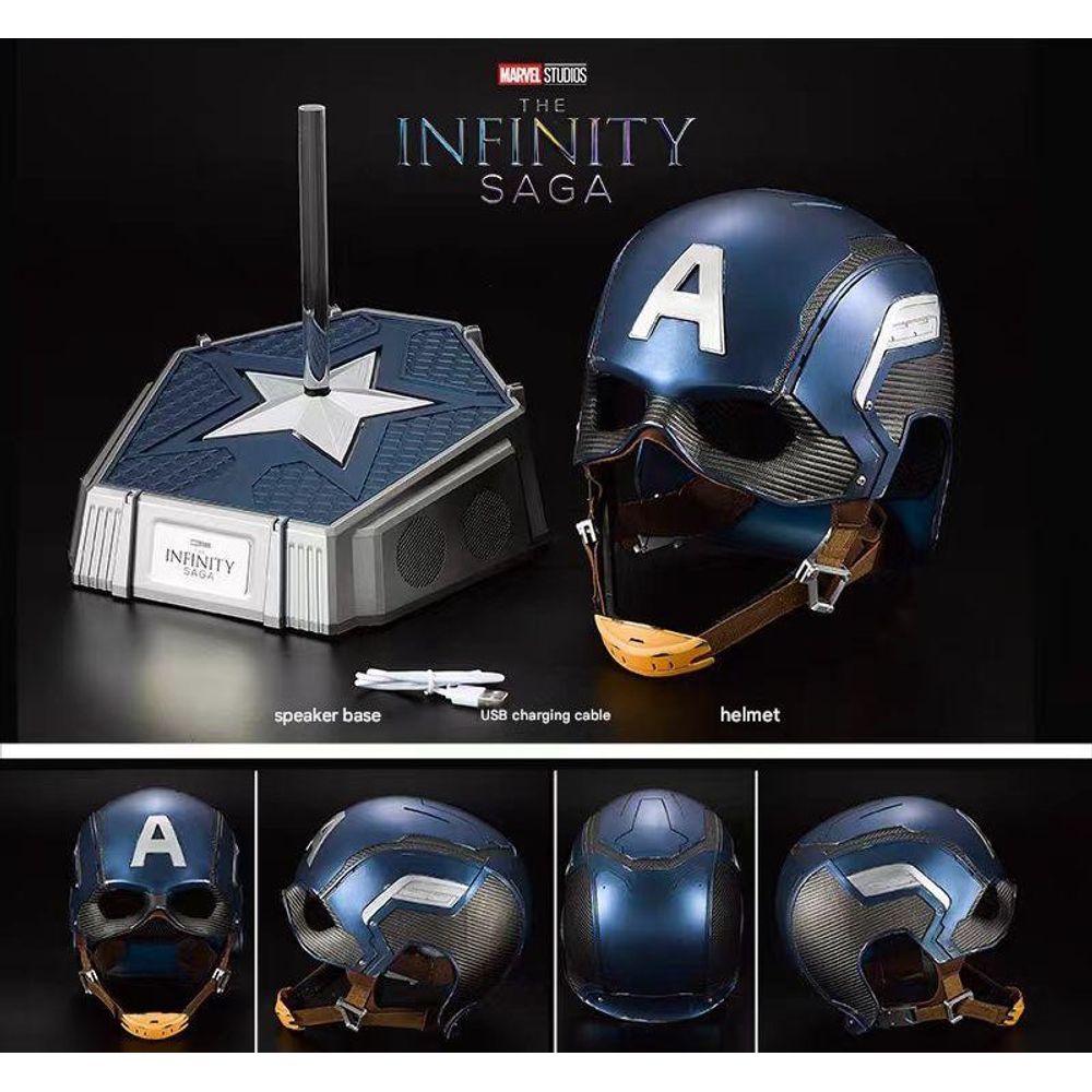 Killerbody Captain America Helmet with Base