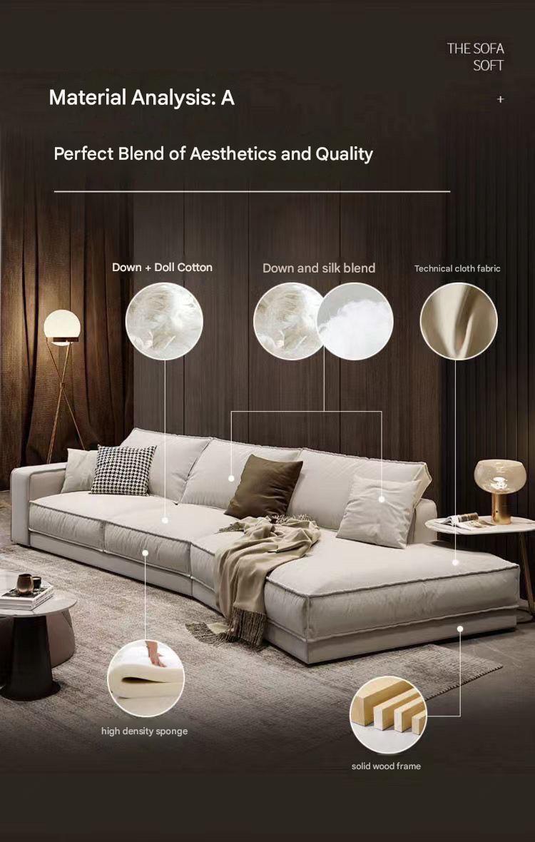 Luxury Floor Sofa Couch Set