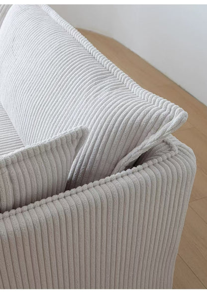 Luxury Corduroy Fabric Sofa