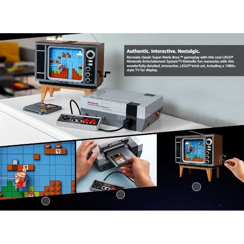 LEGO Nintendo Entertainment System 71374 NES Building Kit