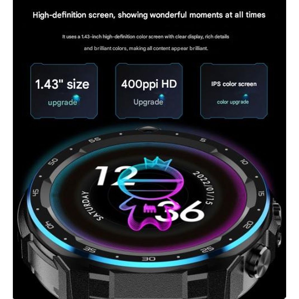 Android 4G HD Screen Camera SIM Smart Watch