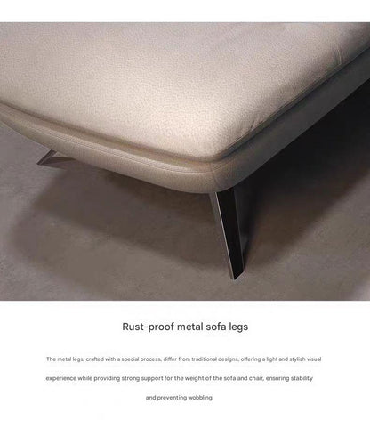 Modern Curved Chaise Lounge Chair