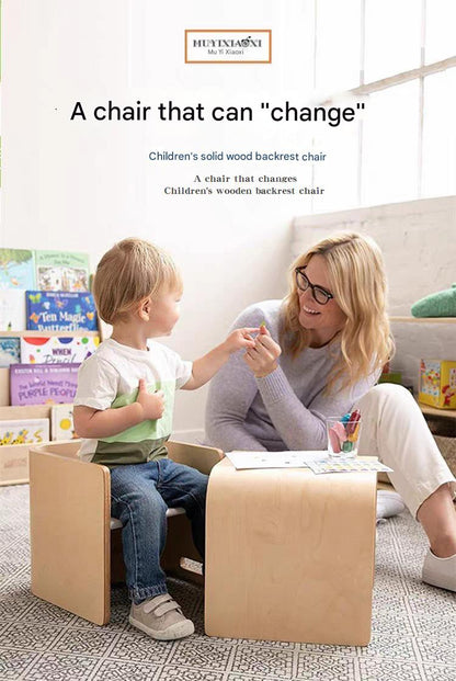 Kids Wooden Table and Chair Set for Study and Play