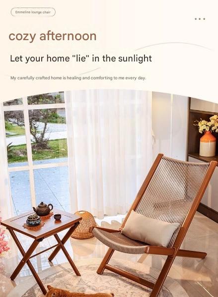 Outdoor Folding Leisure Chair Set With Table