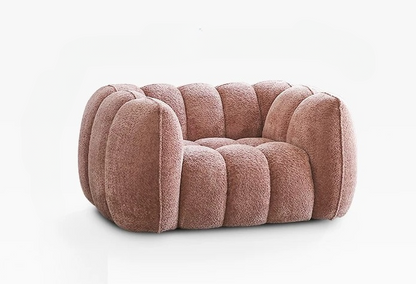 French Retro Pumpkin Lounge Sofa