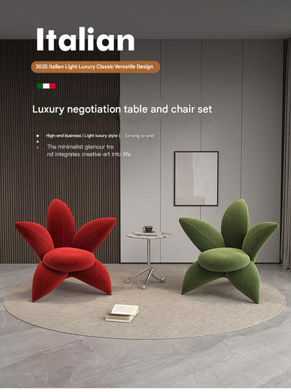 Luxury Lily Flower Sofa Chair