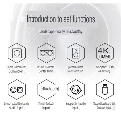 Sansui T6 Ceiling Mounted Home Theater Full Set