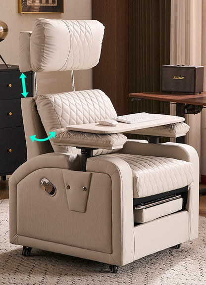 Modern Adjustable Recliner Chair with Tray Table