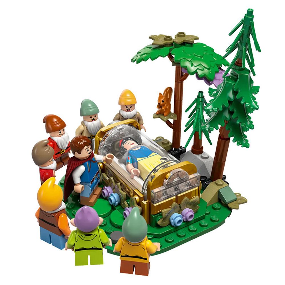 LEGO 43242 Disney Snow White and The Seven Dwarfs Cottage Blocks Set