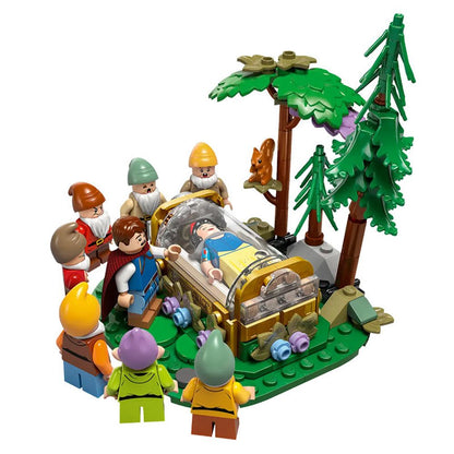 LEGO 43242 Disney Snow White and The Seven Dwarfs Cottage Blocks Set