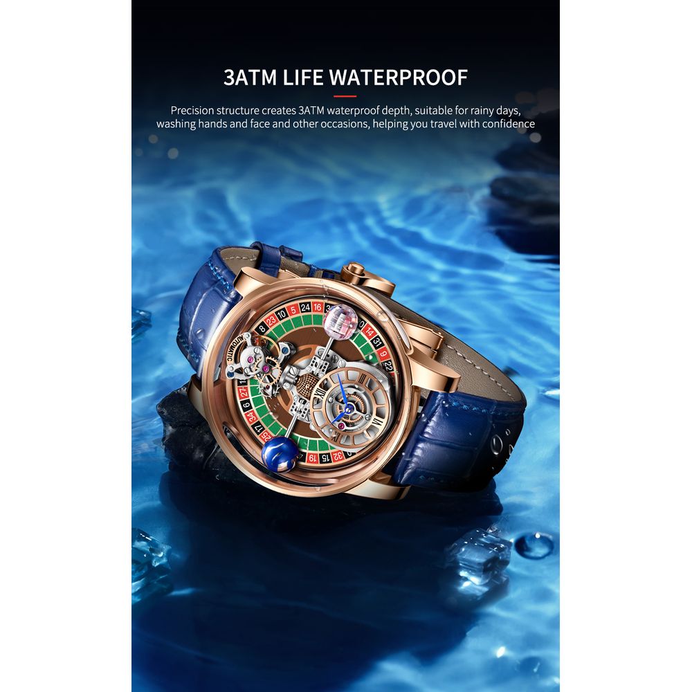 PINDU 6570 Tourbillon Men's Quartz Watch