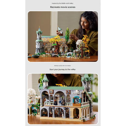 LEGO 10316 The Lord of the Rings Rivendell Building Blocks Set