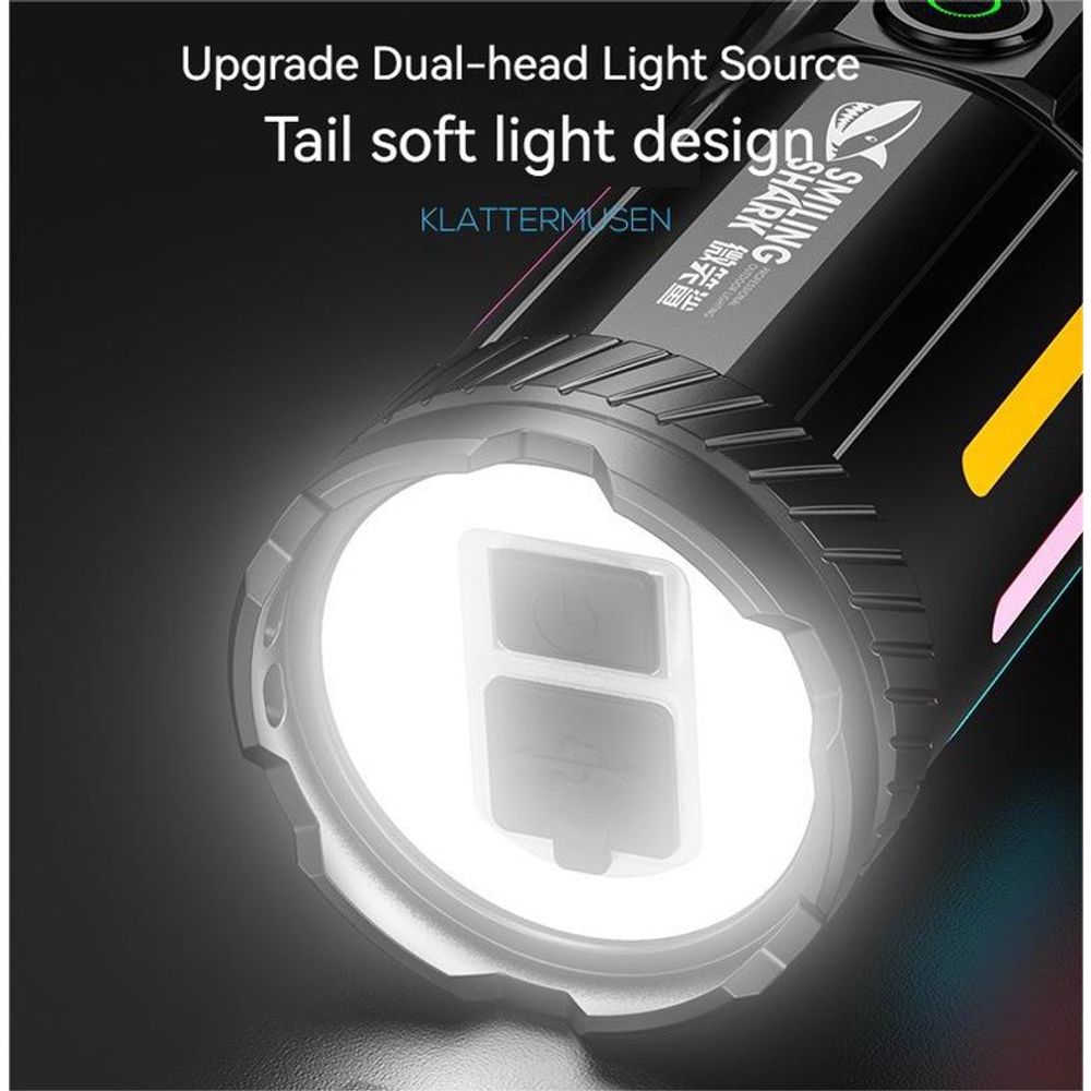 SMILING SHARK SD8102A Super Bright Flashlight