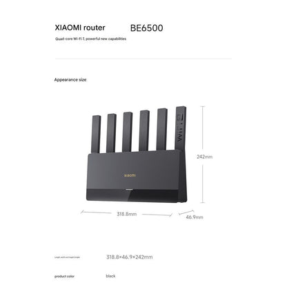 Xiaomi BE6500 Dual Band High Speed Router