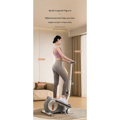 Gym Foldable Elliptical Machine with Handle