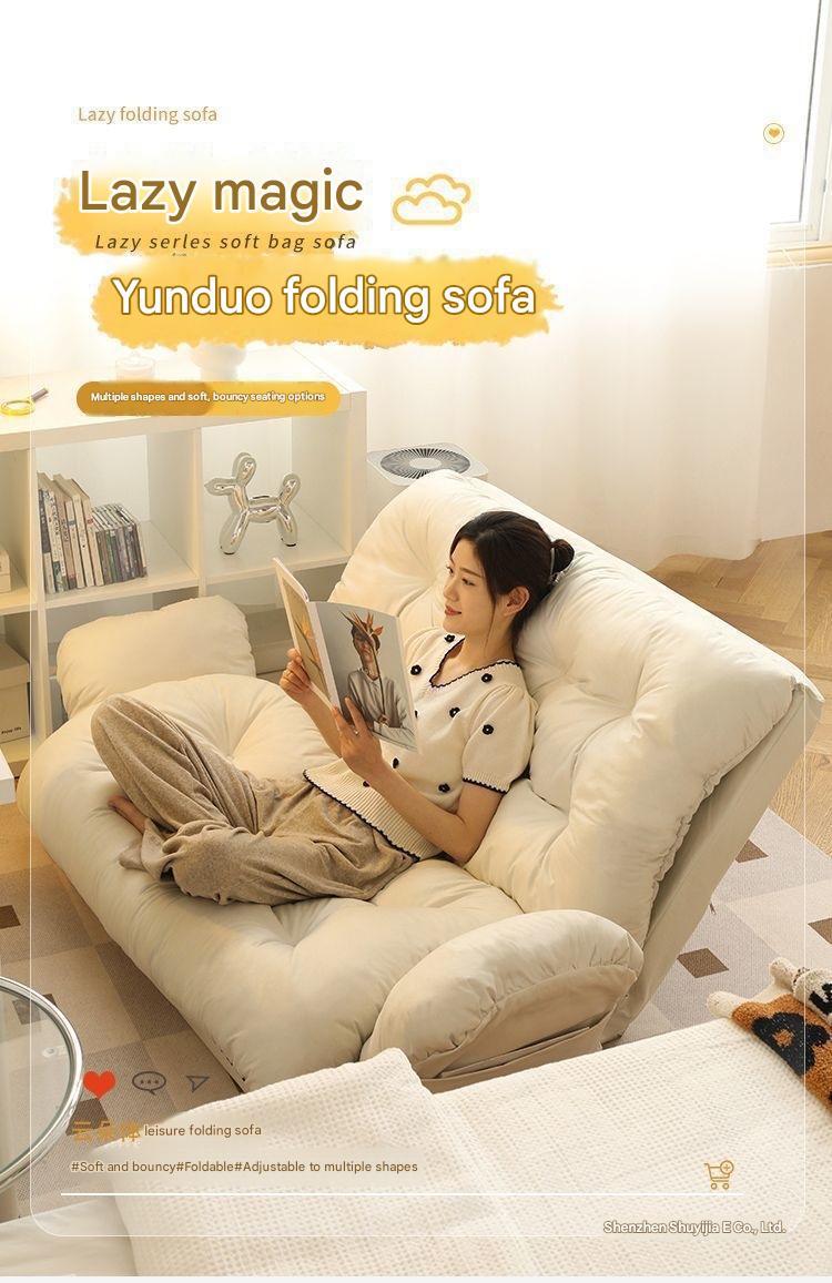 Lazy Folding Floor Sofa Bed With Adjustable Backrest