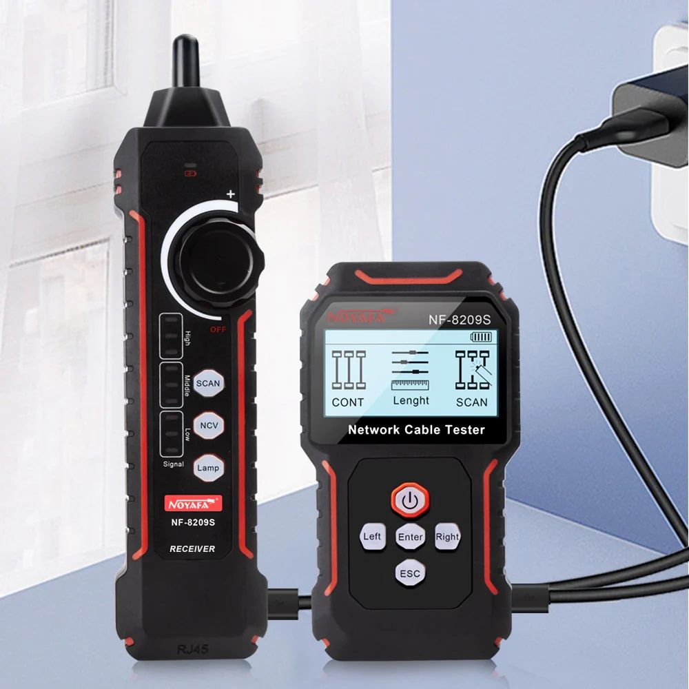 NOYAFA NF-8209S Network Cable Tester Wire Tracer Set
