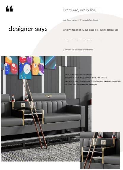Luxury Billiard Hall Viewing Sofa