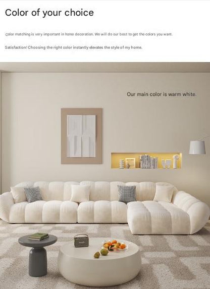 Luxury L-Shape Sectional Sofa with Chaise Lounge