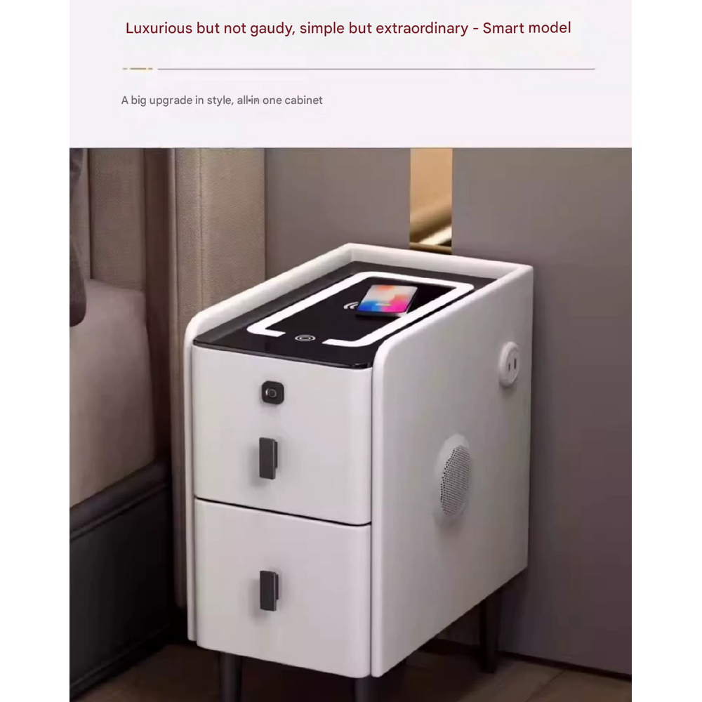 Luxury Bluetooth Audio Bedside Cabinet