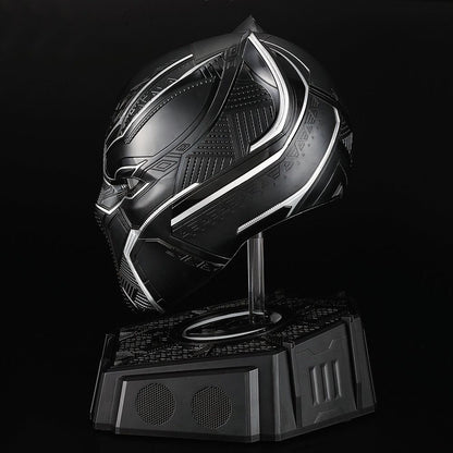 Killerbody Black Panther Helmet with Bluetooth Speaker Base