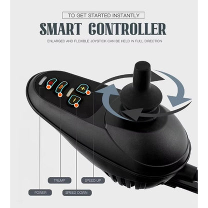 Folding Portable Iron Electric Wheelchair