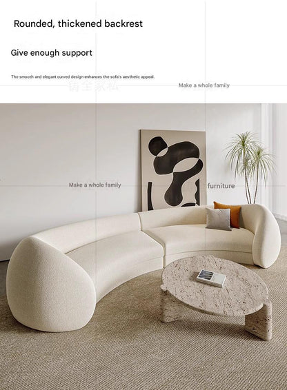 Italian Curved Svabart Bear Sofa Set