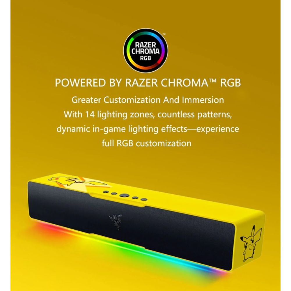 Razer RGB Pokemon Pikachu Bluetooth Speaker