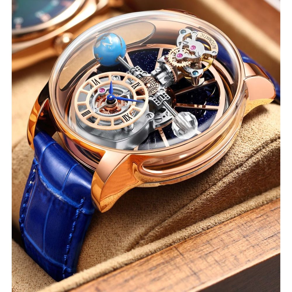 Luxury Tourbillon Quartz Watch