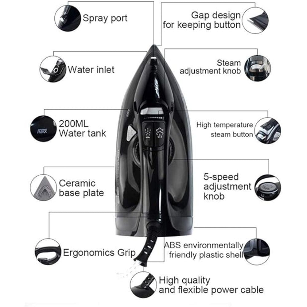 HONEYSON Electric Ironing Steam